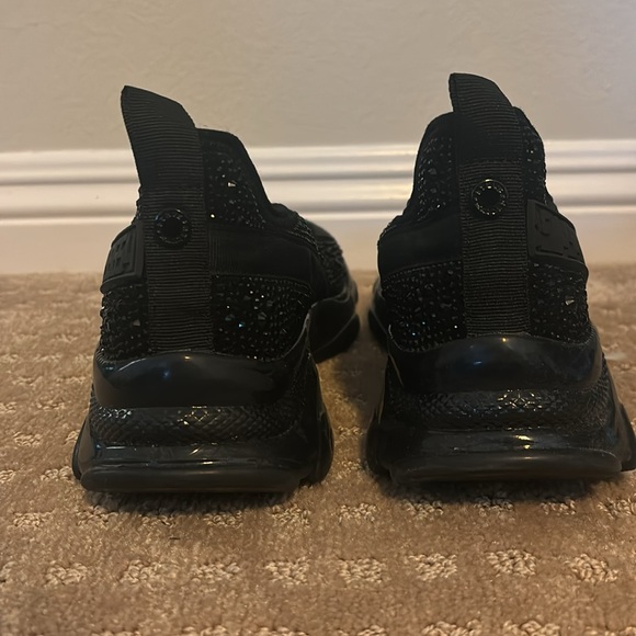 Sparkly Black Sneakers 8.5 Unworn - Picture 4 of 6